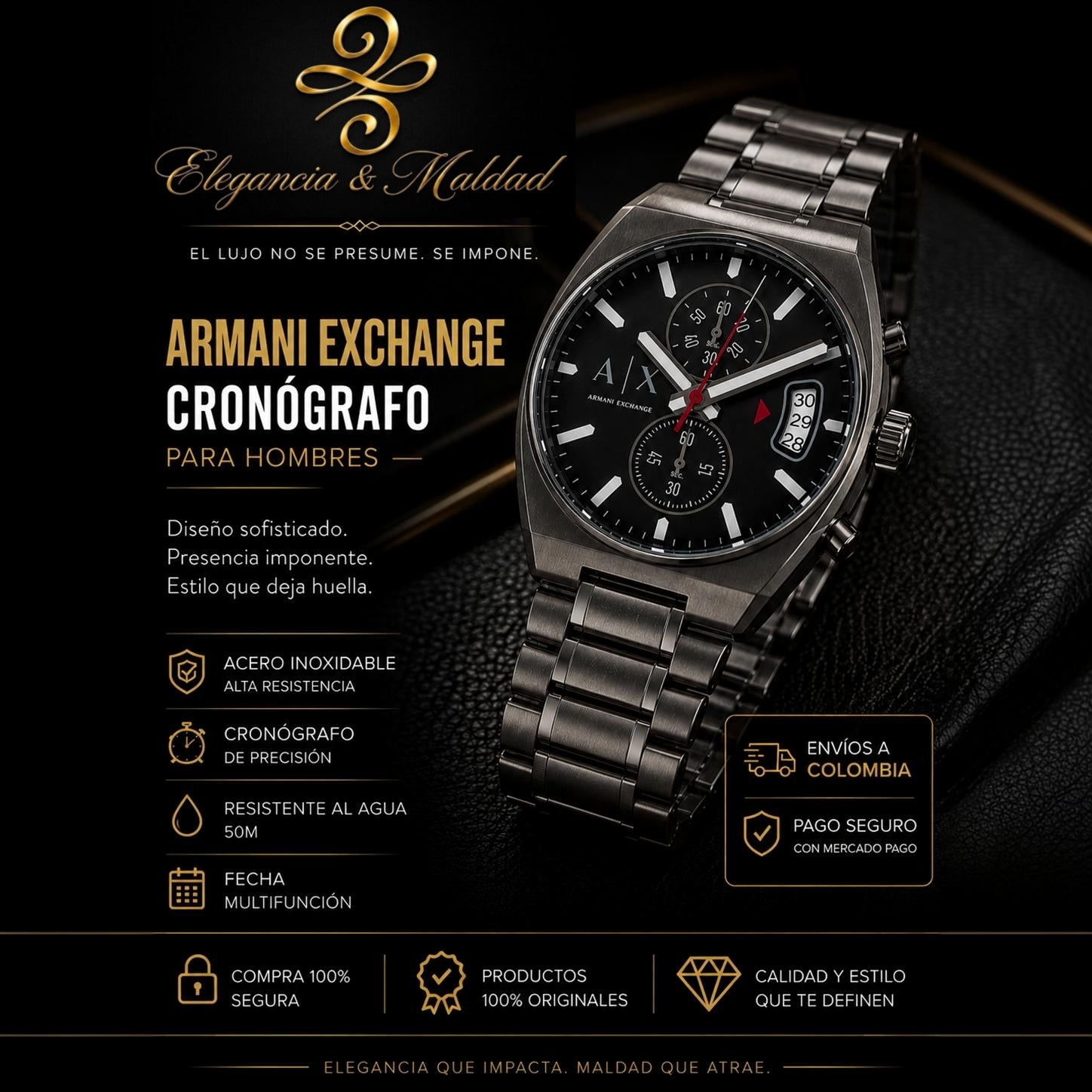 Armani Exchange AX Chronograph Gunmetal