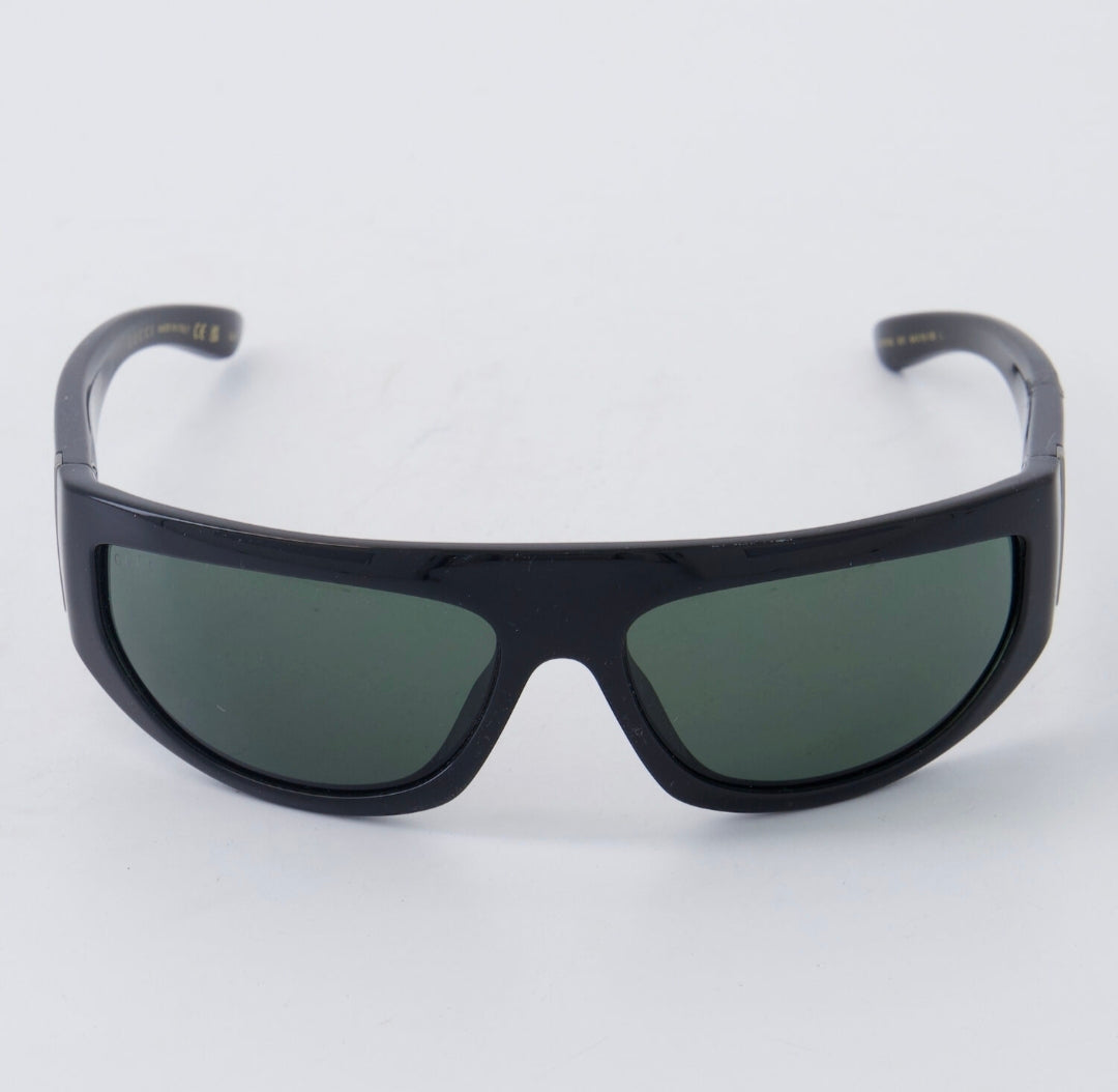 Gucci Black Wraparound Sunglasses